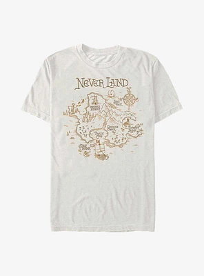 Disney Peter Pan Neverland Map T-Shirt