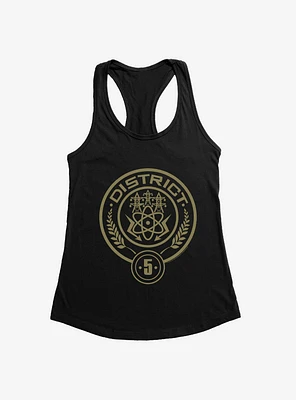 Hunger Games District 5 Logo Womens Tank Top
