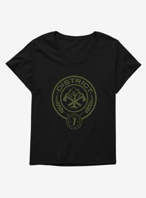 Hunger Games District 7 Logo Womens T-Shirt Plus
