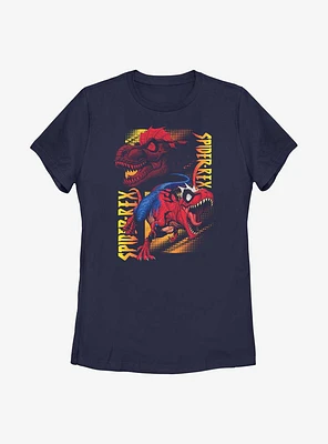 Marvel Spider-Rex Panels Womens T-Shirt