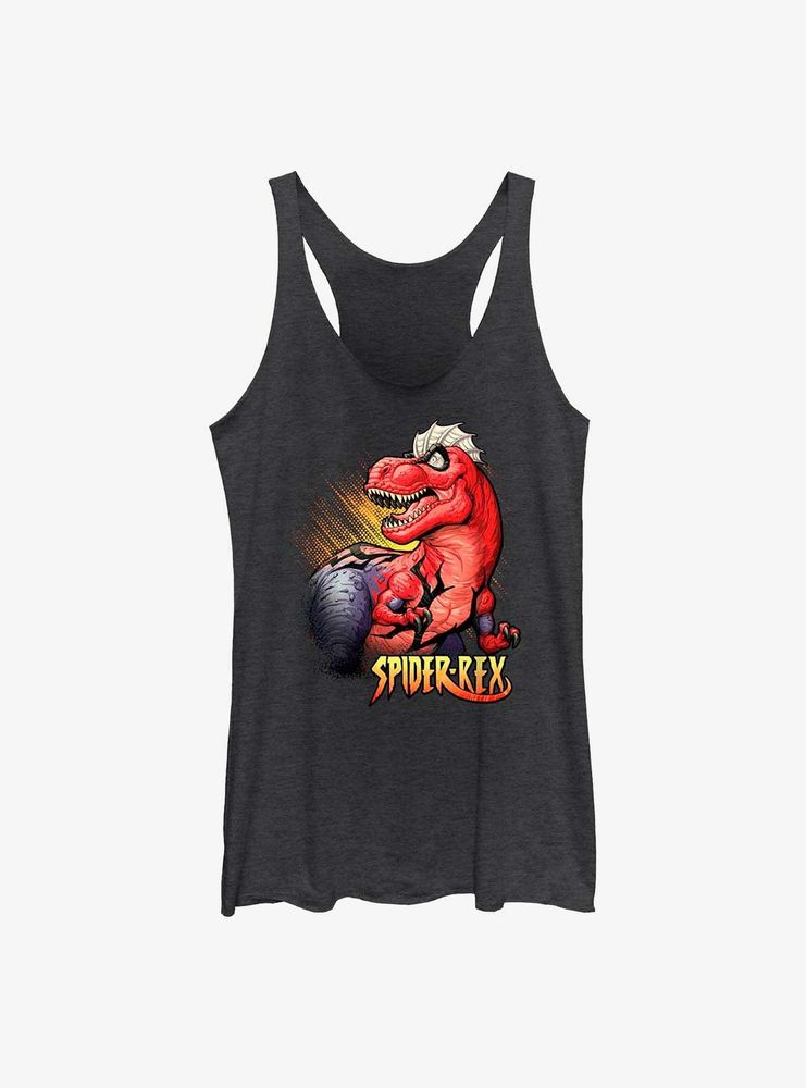 Marvel Spider-Rex Half-Tone Womens Tank Top