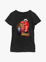 Marvel Spider-Rex Half-Tone Youth Girls T-Shirt