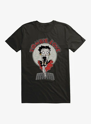 Betty Boop Zombie Love Street Grate T-Shirt