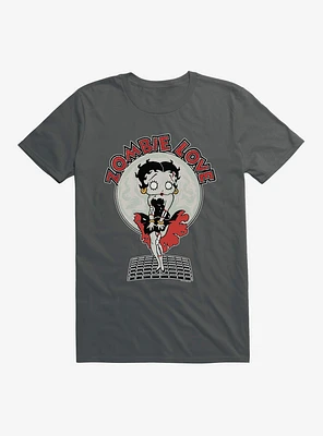 Betty Boop Zombie Love Street Grate T-Shirt
