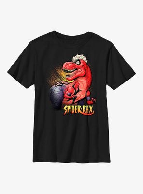 Marvel Spider-Rex Half-Tone Youth T-Shirt