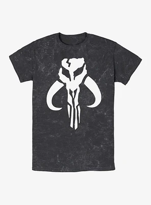 Star Wars Mandalorian Logo Mineral Wash T-Shirt