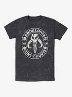 Star Wars The Mandalorian Bounty Hunter Mineral Wash T-Shirt