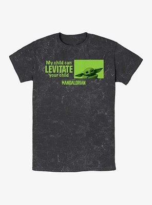 Star Wars The Mandalorian Levitate Child Mineral Wash T-Shirt