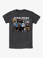 Star Wars Galaxy Faces Mineral Wash T-Shirt