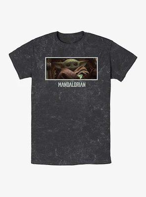 Star Wars The Mandalorian Stare Mineral Wash T-Shirt