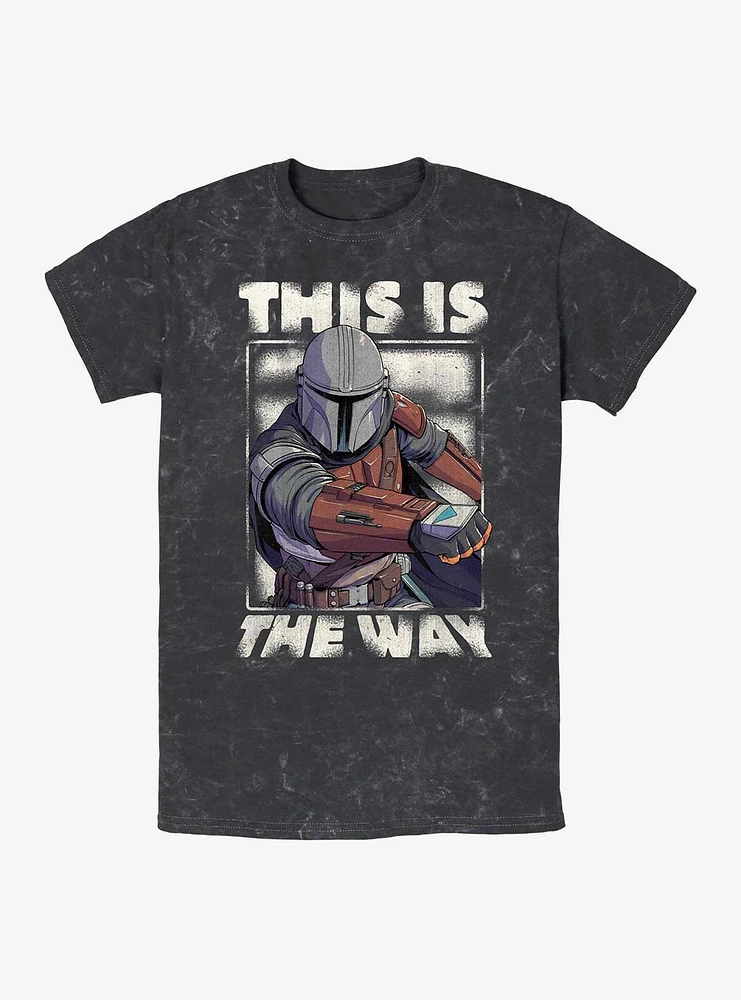 Star Wars The Mandalorian Way Mineral Wash T-Shirt