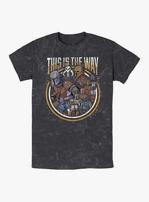 Star Wars The Mandalorian Way Mineral Wash T-Shirt