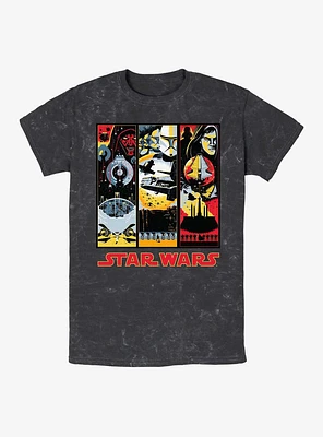 Star Wars Battle Forces Phantom Menace Mineral Wash T-Shirt