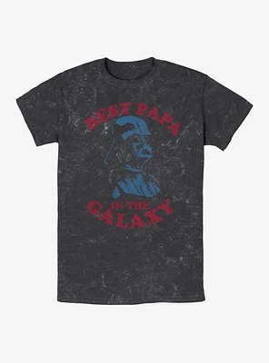 Star Wars Best Papa Darth Vader Mineral Wash T-Shirt