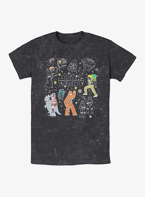 Star Wars Celestial Mineral Wash T-Shirt