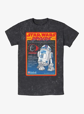 Star Wars Droid Figure Mineral Wash T-Shirt