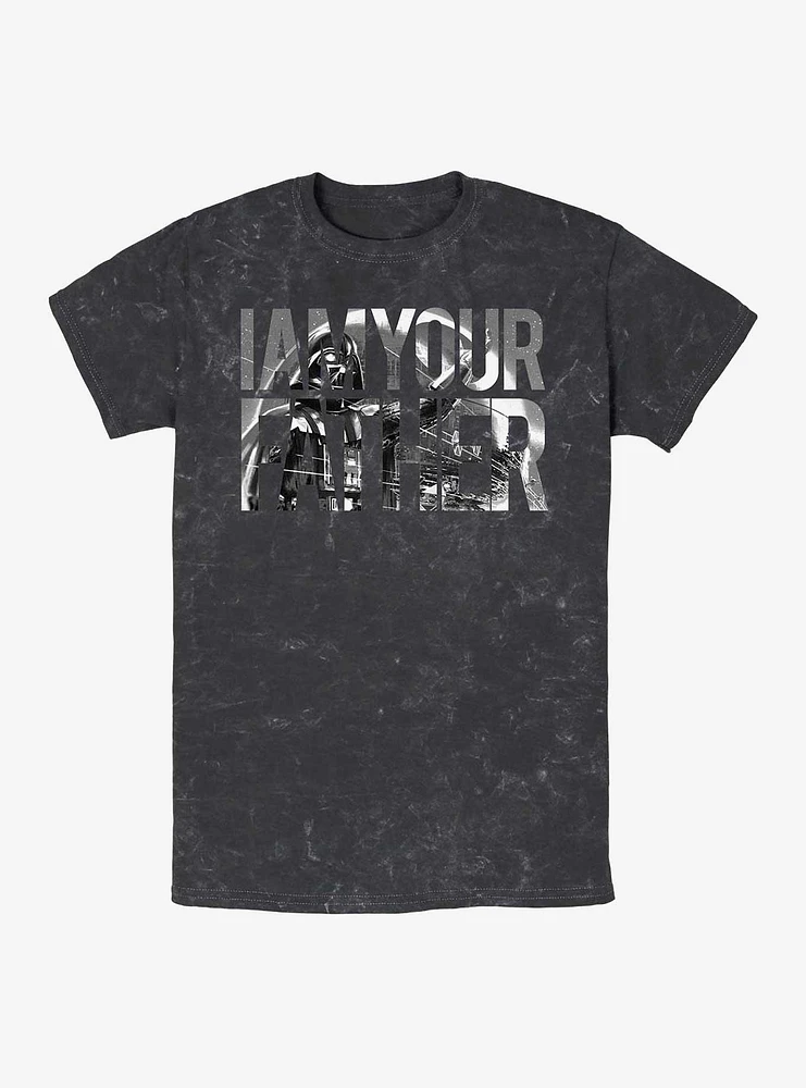 Star Wars Father Time Mineral Wash T-Shirt