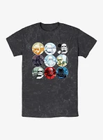 Star Wars Trooper Planets Mineral Wash T-Shirt