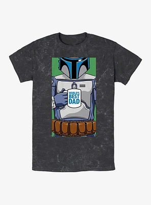 Star Wars World's Best Dad Mineral Wash T-Shirt