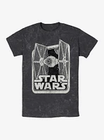 Star Wars TIE Fighter Box Mineral Wash T-Shirt