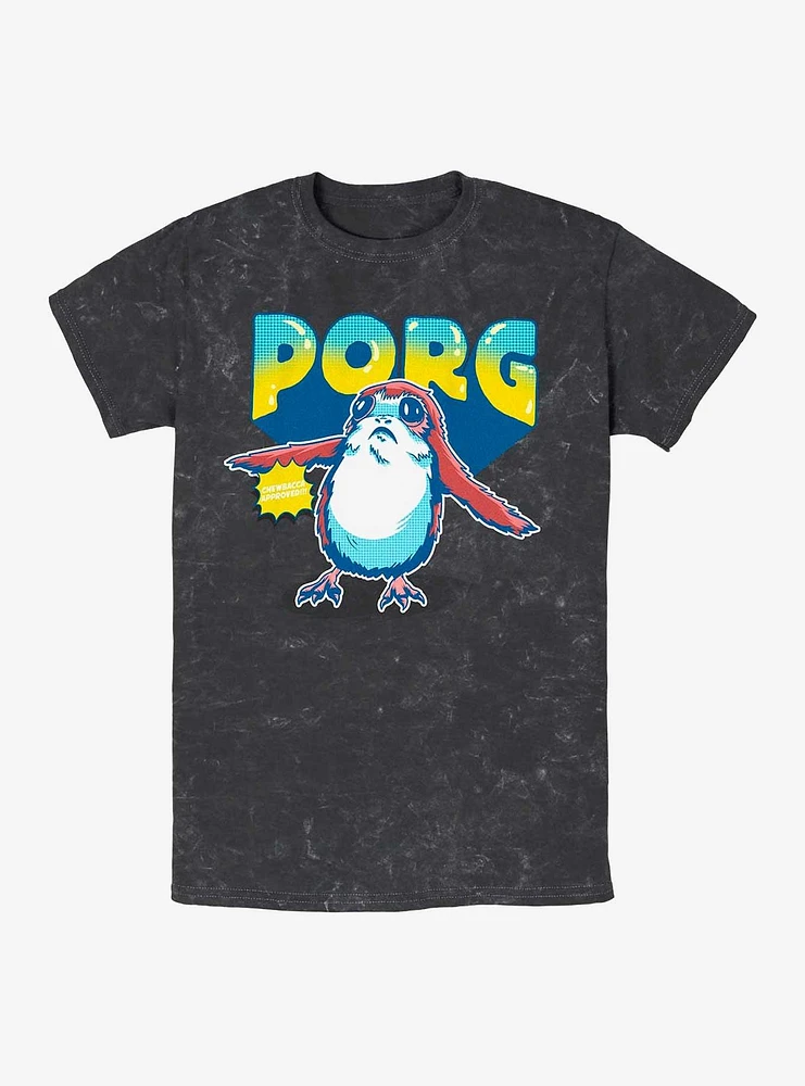 Star Wars: Episode VIII - The Last Jedi Porg Mineral Wash T-Shirt