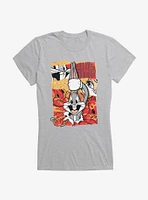 Looney Tunes Pulled Bugs Bunny Girls T-Shirt