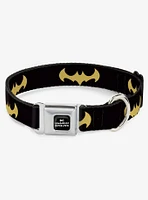 DC League of Super Pets Bat Logo Buckle Dog Collar