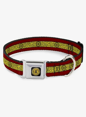 Doctor Strange Eye of Agamotto Stripe Seatbelt Buckle Dog Collar