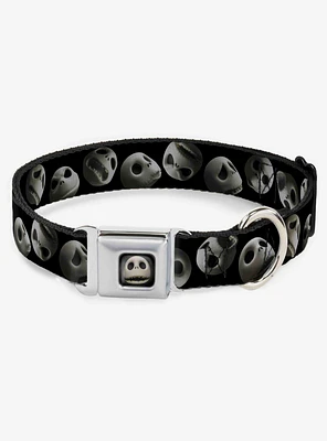Disney Nightmare Before Christmas Jack Expressions Staggered Seatbelt Buckle Dog Collar