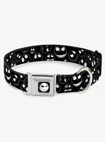 Disney Nightmare Before Christmas Jack Outline Expressions Seatbelt Buckle Dog Collar