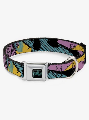 Disney Nightmare Before Christmas Sally Dress Patchwork Seatbelt Buckle Dog Collar