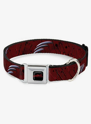 A Nightmare on Elm Street Freddy's Hand Scratch Seatbelt Buckle Dog Collar