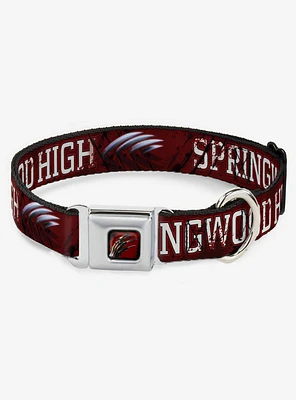 A Nightmare on Elm Street Springwood High Seatbelt Buckle Dog Collar