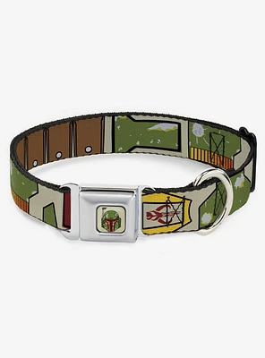 Star Wars Book of Boba Fett Utility Belt Seatbelt Buckle Dog Collar