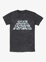 Star Wars Chrome Slant Logo Mineral Wash T-Shirt