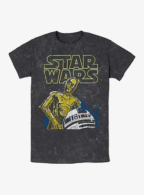 Star Wars Droid Bros Mineral Wash T-Shirt