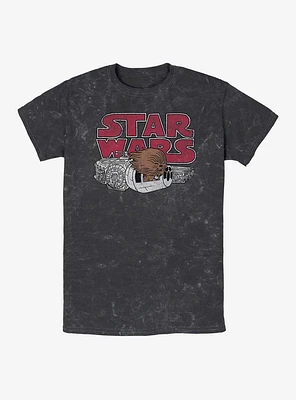 Star Wars Fly Chewie Mineral Wash T-Shirt