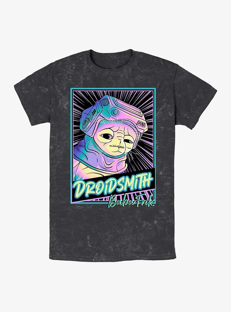 Star Wars: The Rise Of Skywalker Babu Droidsmith Mineral Wash T-Shirt