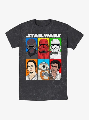 Star Wars Episode IX The Rise Of Skywalker Friend Or Foe Mineral Wash T-Shirt