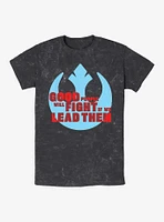 Star Wars: The Rise Of Skywalker Rebel Leader Mineral Wash T-Shirt