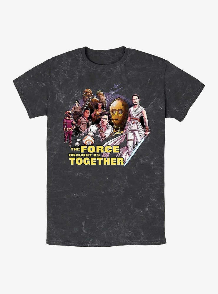 Star Wars: The Rise Of Skywalker Togetherness Mineral Wash T-Shirt