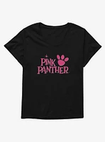 Pink Panther Classic Logo Girls T-Shirt Plus