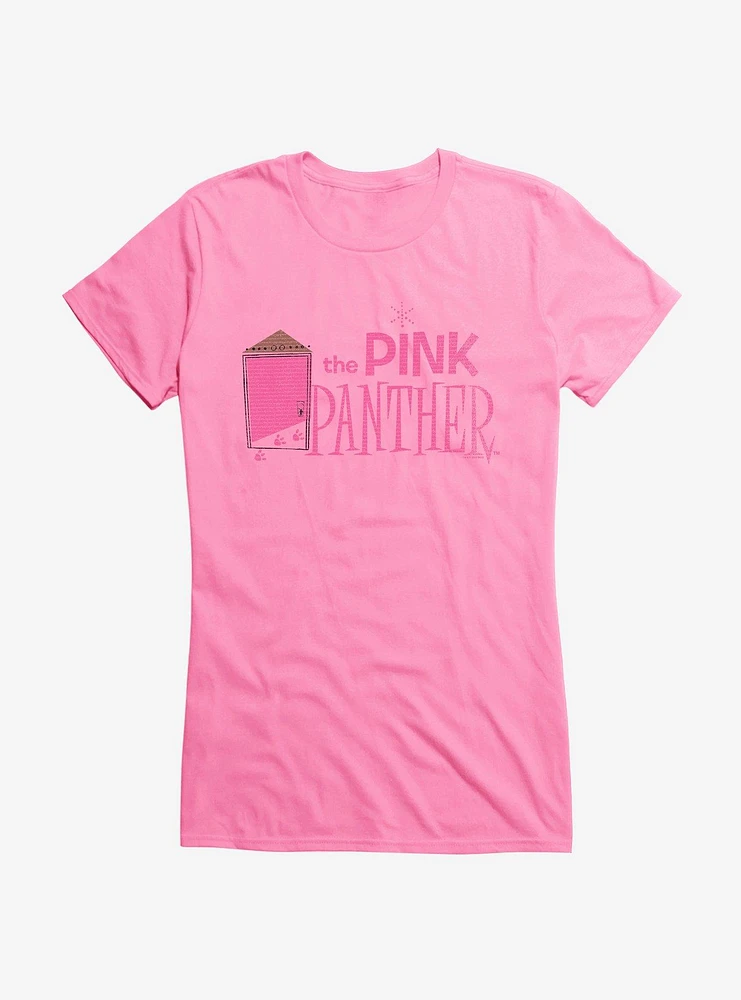 Pink Panther Door Girls T-Shirt