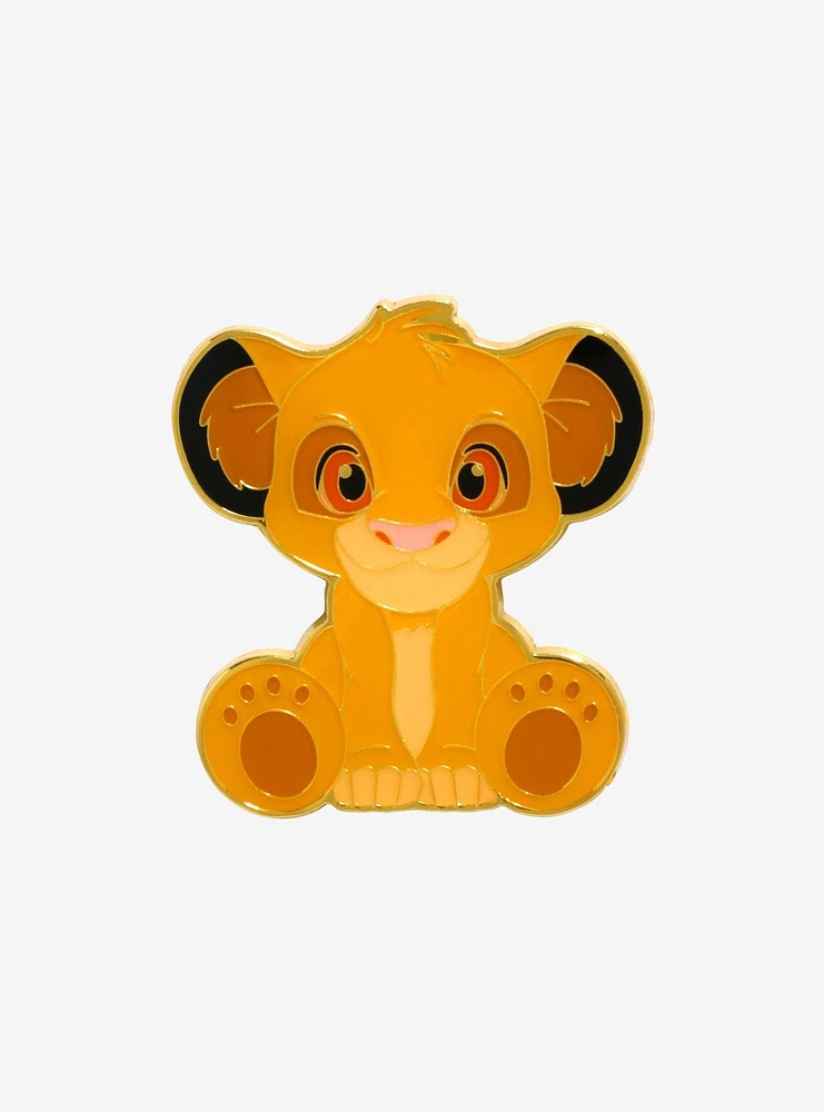 Loungefly Disney The Lion King Baby Simba Sitting Enamel Pin - BoxLunch Exclusive