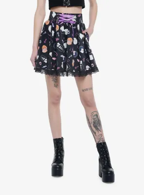 Universal Monsters Chibi Lace-Up Skirt