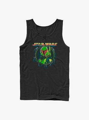 Star Wars The Mandalorian Boba Badge Tank