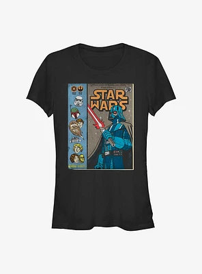 Star Wars About Face Darth Vader Girls T-Shirt