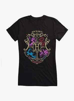 Harry Potter Color Shield Girls T-Shirt