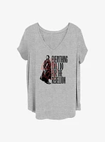 Star Wars Everything For The Rebellion Girls T-Shirt Plus