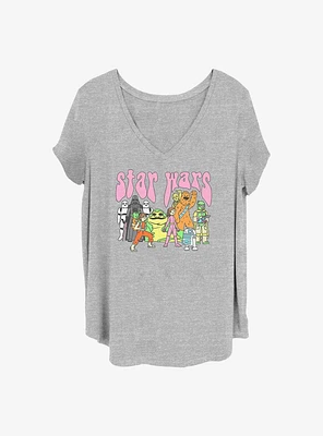 Star Wars Galaxy Fighters Girls T-Shirt Plus